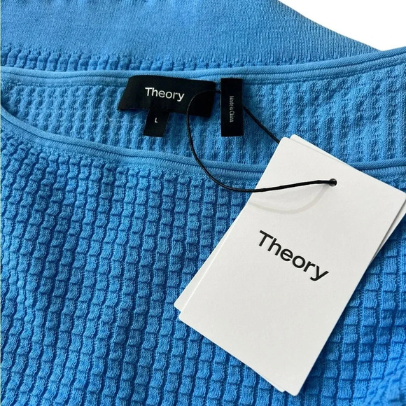 NWT Theory Lace-Trim Knit Tank Top L - Picture 5 of 6